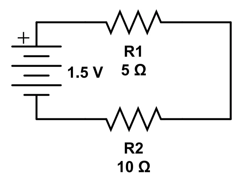 Resistors in series.