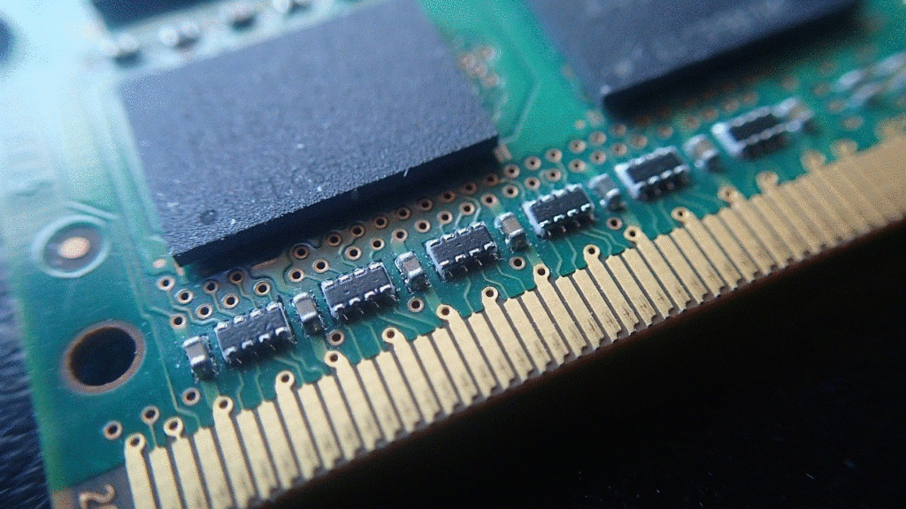 Random access memory, a technology enabled by Moore's Law.