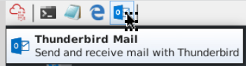 Open Thunderbird email app.