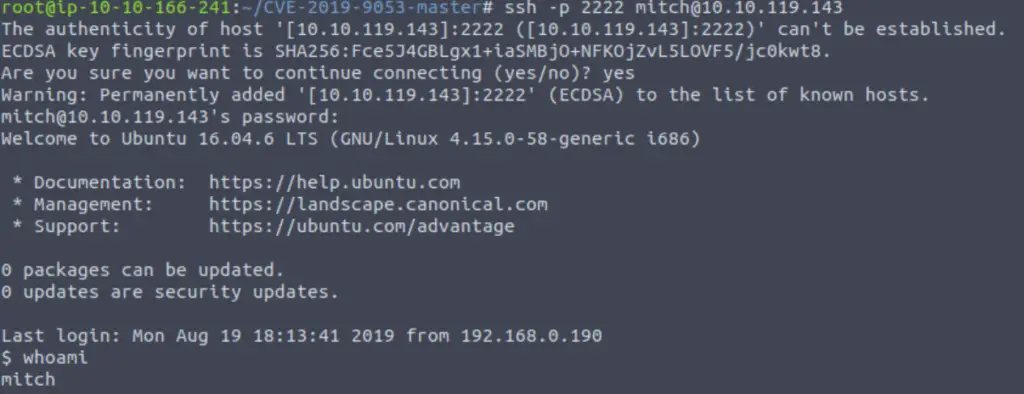 SSH non-default port.