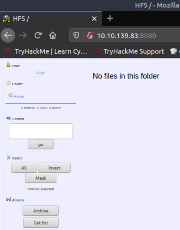 Nmap -T4 scan on TryHackMe Pickle Rick.