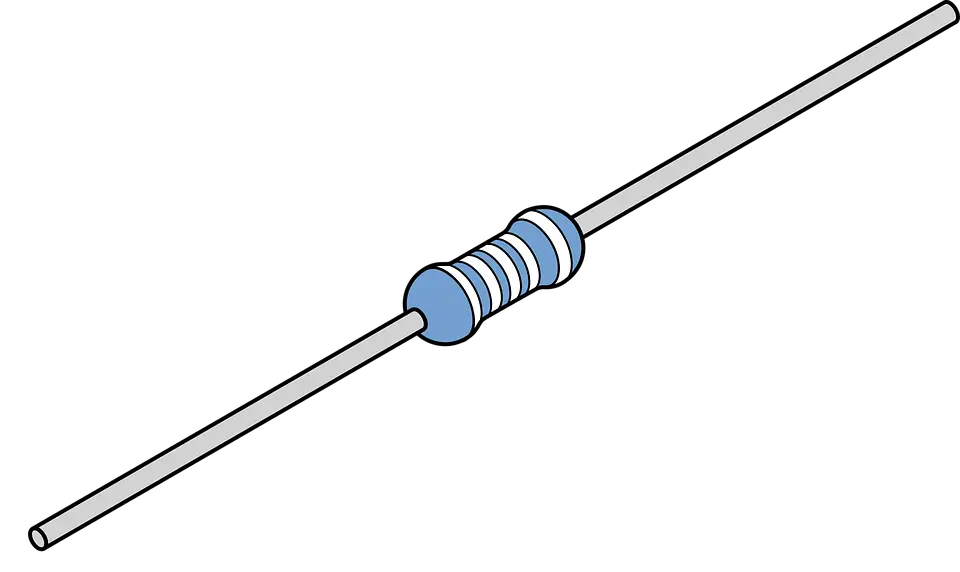 Carbon film resistors often use color coding to display the value.