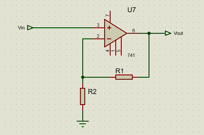 Schmitt trigger circuit using 741 Op Amp