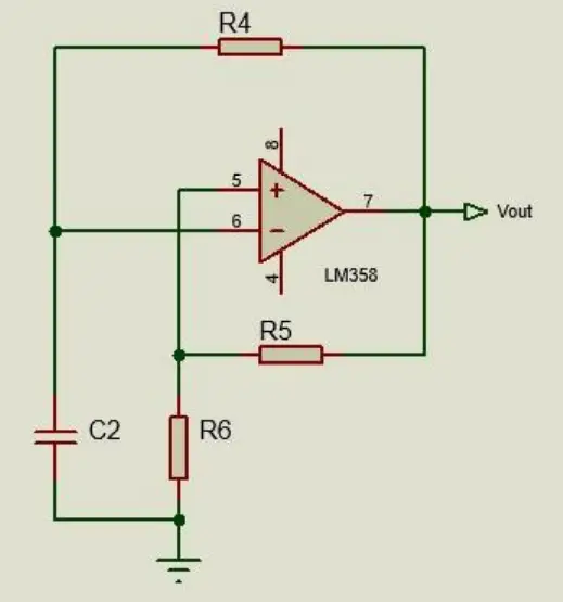 LM358 op amp oscillator