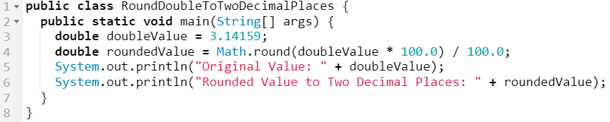 How to round a double in Java